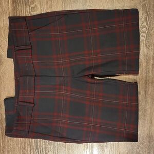 ❤ LOFT PLAID MARISA SKINNY ANKLE PANTS, 6 (28)